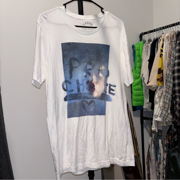 Marc Jacobs “Pro Choice” White Tee - Picture 1 of 2
